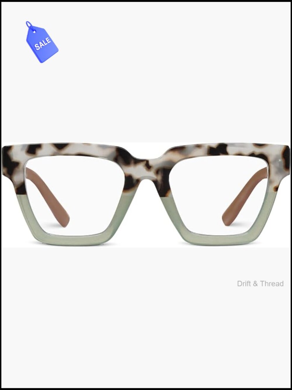 Oversized Square Blue Light Blocking Reading Glasses Oprah's Favorite